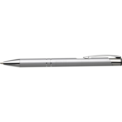 Picture of PUSH BUTTON BALL PEN in Silver.