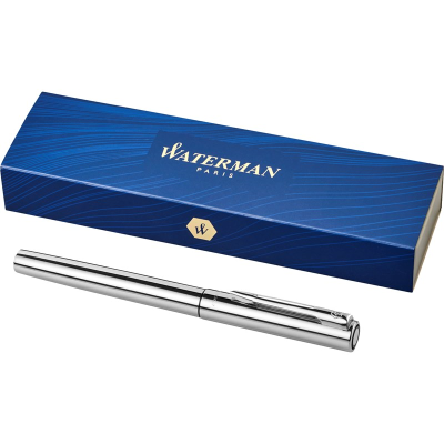 Picture of WATERMAN GRADUATE SILVER CHROME ROLLERBALL PEN
