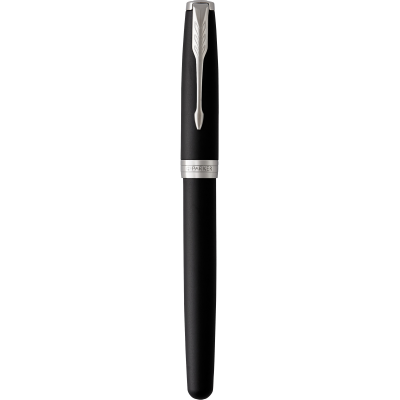 Picture of PARKER SONNET ROLLERBALL PEN in Black.