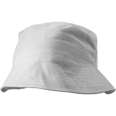 Picture of CHILDRENS SUN HAT in White.