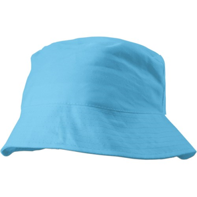 Picture of CHILDRENS SUN HAT in Light Blue.