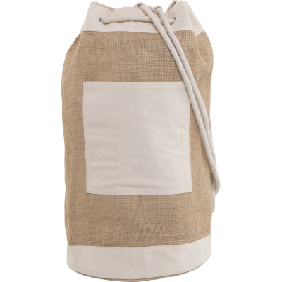 Picture of JUTE DUFFLE BAG in Brown