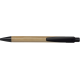 Picture of BALL PEN with Bamboo Barrel in Black