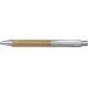 Picture of BALL PEN with Bamboo Barrel in Silver