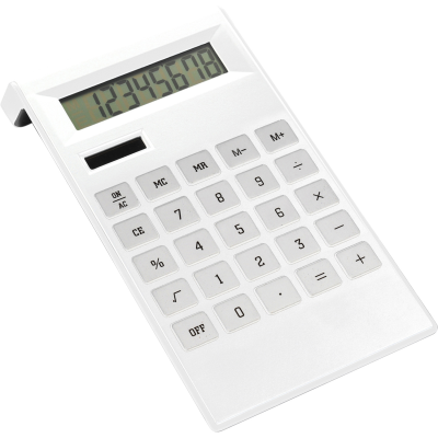 Picture of DESK CALCULATOR in White.