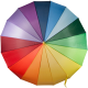 Picture of RAINBOW POLYESTER UMBRELLA in Various