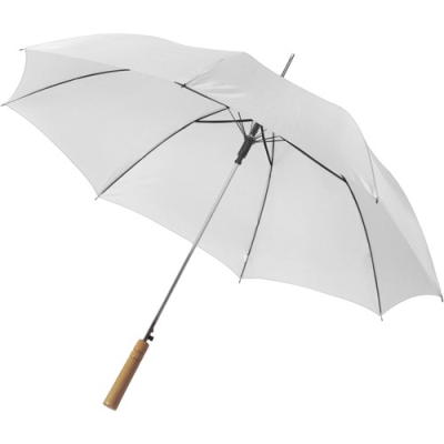 Picture of POLYESTER (190T) UMBRELLA in White