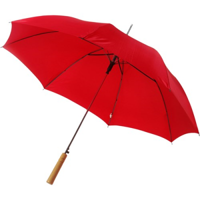 Picture of POLYESTER (190T) UMBRELLA in Red.