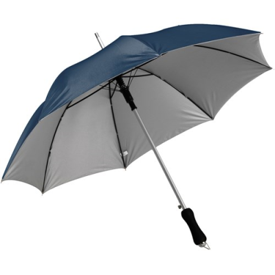 Picture of UMBRELLA with Silver Underside in Blue & Silver