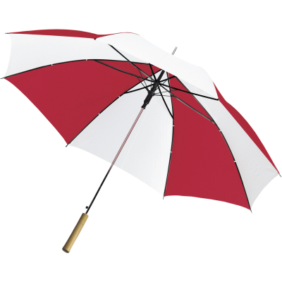 Picture of AUTOMATIC UMBRELLA in Red & White.