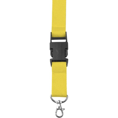 Picture of LANYARD AND KEY HOLDER KEYRING in Yellow