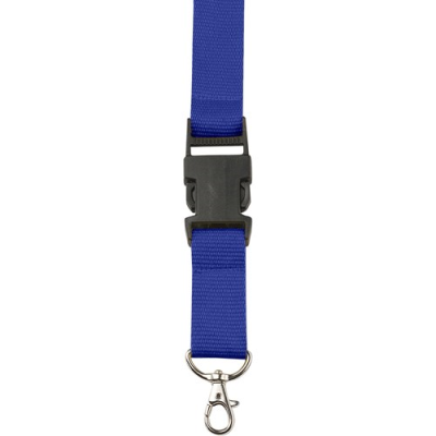 Picture of LANYARD AND KEY HOLDER KEYRING in Cobalt Blue