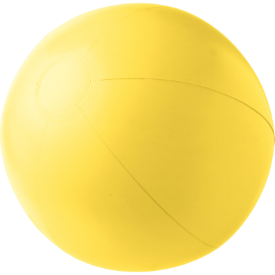 Picture of INFLATABLE BEACH BALL in Yellow.