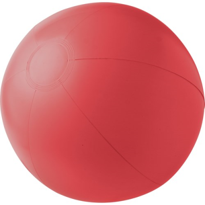 Picture of INFLATABLE BEACH BALL in Red.