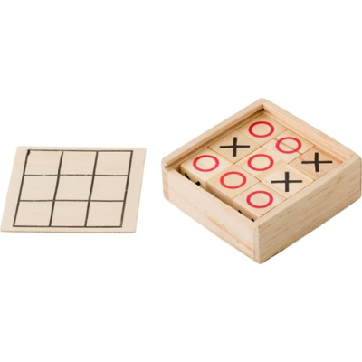 Picture of WOOD TIC TAC TOE GAME