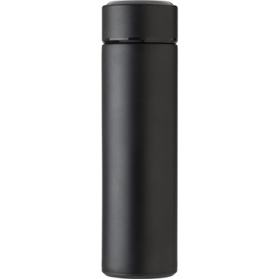 Picture of STAINLESS STEEL METAL THERMOS BOTTLE (450 ML) with LED Display in Black