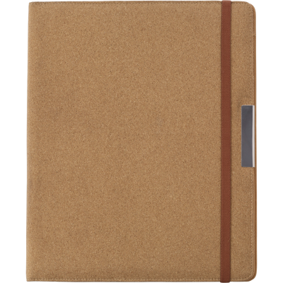 Picture of A4 CORK PORTFOLIO in Brown