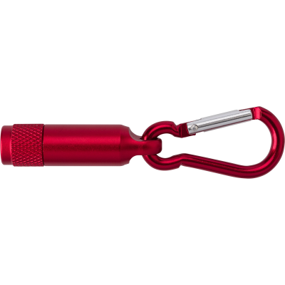 Picture of ALUMINIUM METAL MINI TORCH in Red.