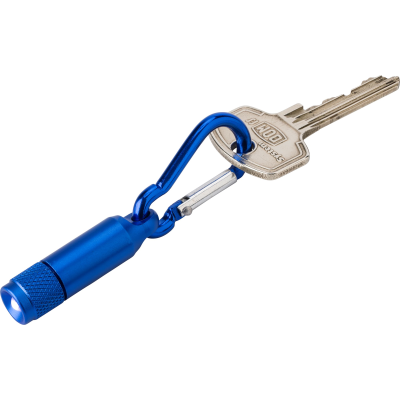 Picture of ALUMINIUM METAL MINI TORCH in Royal Blue.