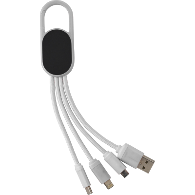 Picture of CHARGER CABLE SET in White.