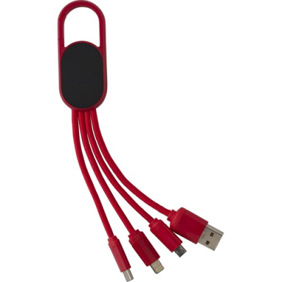 Picture of CHARGER CABLE SET in Red.