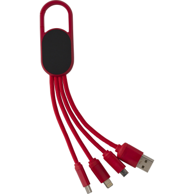 Picture of CHARGER CABLE SET in Red