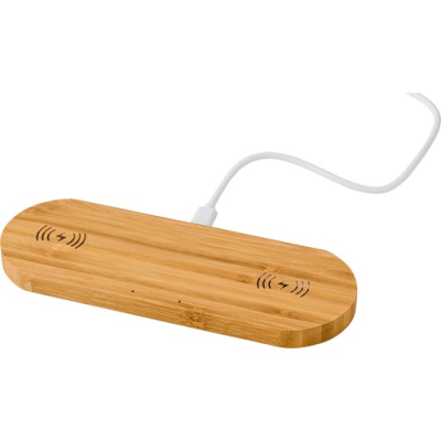 Picture of BAMBOO CORDLESS CHARGER in Bamboo