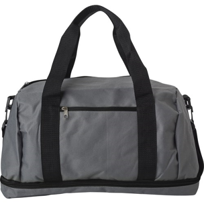 Picture of POLYESTER (600D) SPORTS BAG in Black