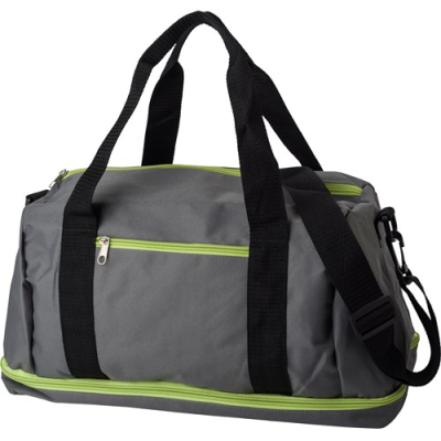Picture of POLYESTER (600D) SPORTS BAG in Green