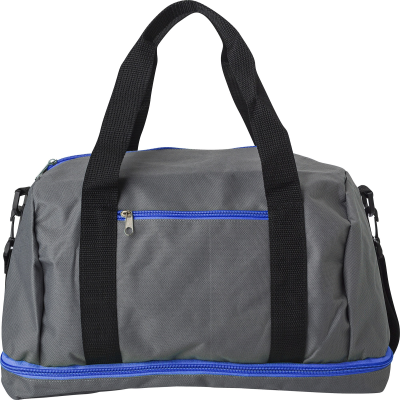 Picture of POLYESTER (600D) SPORTS BAG in Blue