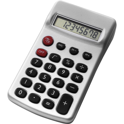 Picture of CALCULATOR in Silver.