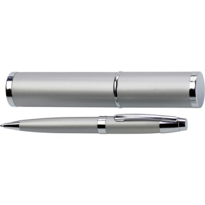 Picture of METAL BALL PEN in Silver.