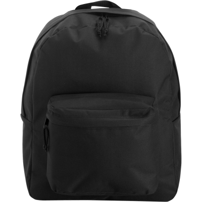 Picture of THE CENTURIA - POLYESTER BACKPACK RUCKSACK in Black.