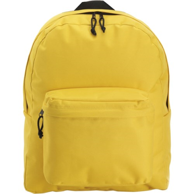 Picture of POLYESTER BACKPACK RUCKSACK in Yellow