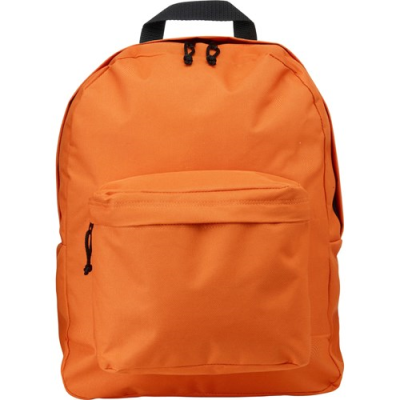 Picture of POLYESTER BACKPACK RUCKSACK in Orange