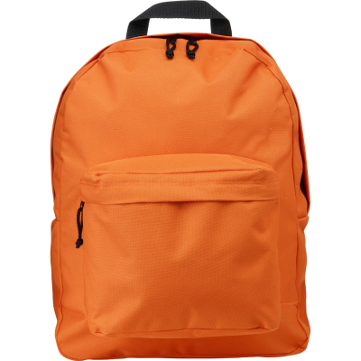 Picture of THE CENTURIA - POLYESTER BACKPACK RUCKSACK in Orange.