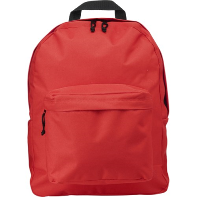 Picture of THE CENTURIA - POLYESTER BACKPACK RUCKSACK in Red