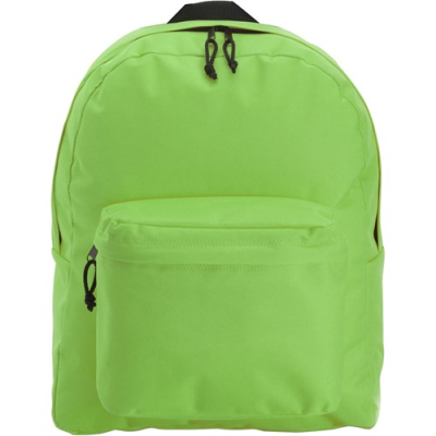 Picture of THE CENTURIA - POLYESTER BACKPACK RUCKSACK in Lime Green.
