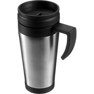 Picture of STEEL TRAVEL MUG in Silver