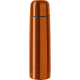 Picture of STAINLESS STEEL METAL DOUBLE WALLED VACUUM FLASK (500ML) in Orange