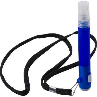 Picture of LANYARD with Spray Bottle & Torch in Blue