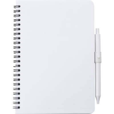 Picture of ANTIBACTERIAL NOTE BOOK (APPROX A5) in White