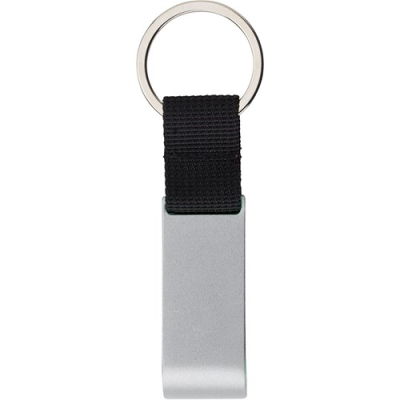 Picture of METAL KEY HOLDER KEYRING in Silver