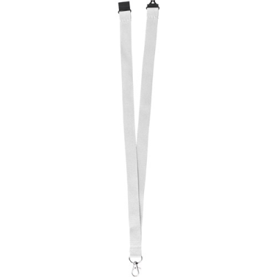 Picture of RPET LANYARD in White