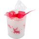 Picture of GLASS CANDLE HOLDER in White