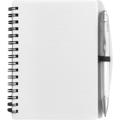 Picture of NOTE BOOK with Ball Pen (Approx A6) in White