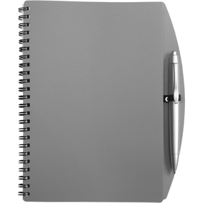 Picture of NOTE BOOK with Ball Pen (Approx A5) in Grey