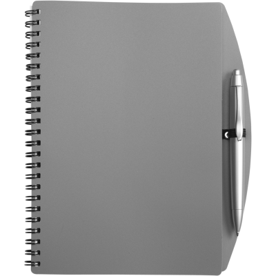 Picture of NOTE BOOK with Ball Pen (Approx A5) in Grey