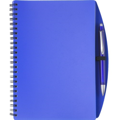 Picture of NOTE BOOK with Ball Pen (Approx A5) in Blue