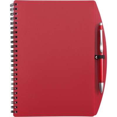 Picture of NOTE BOOK with Ball Pen (Approx A5) in Red